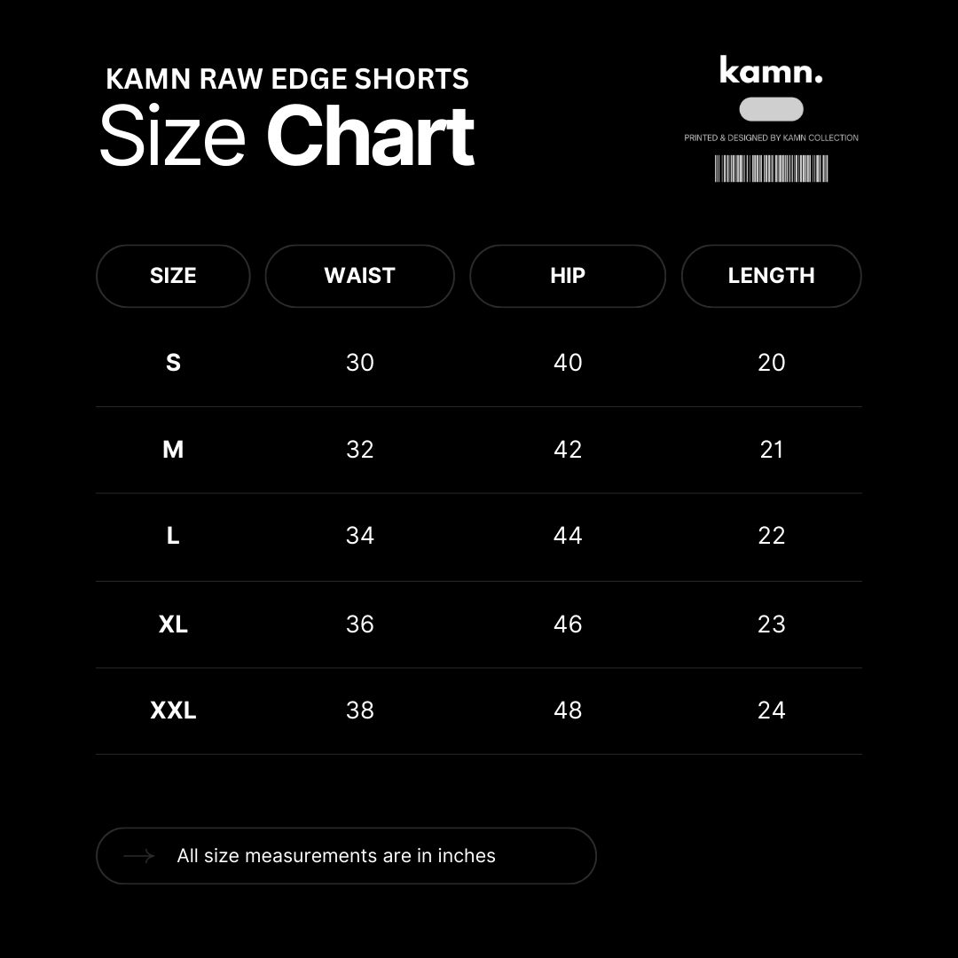 Raw Edge KC Shorts