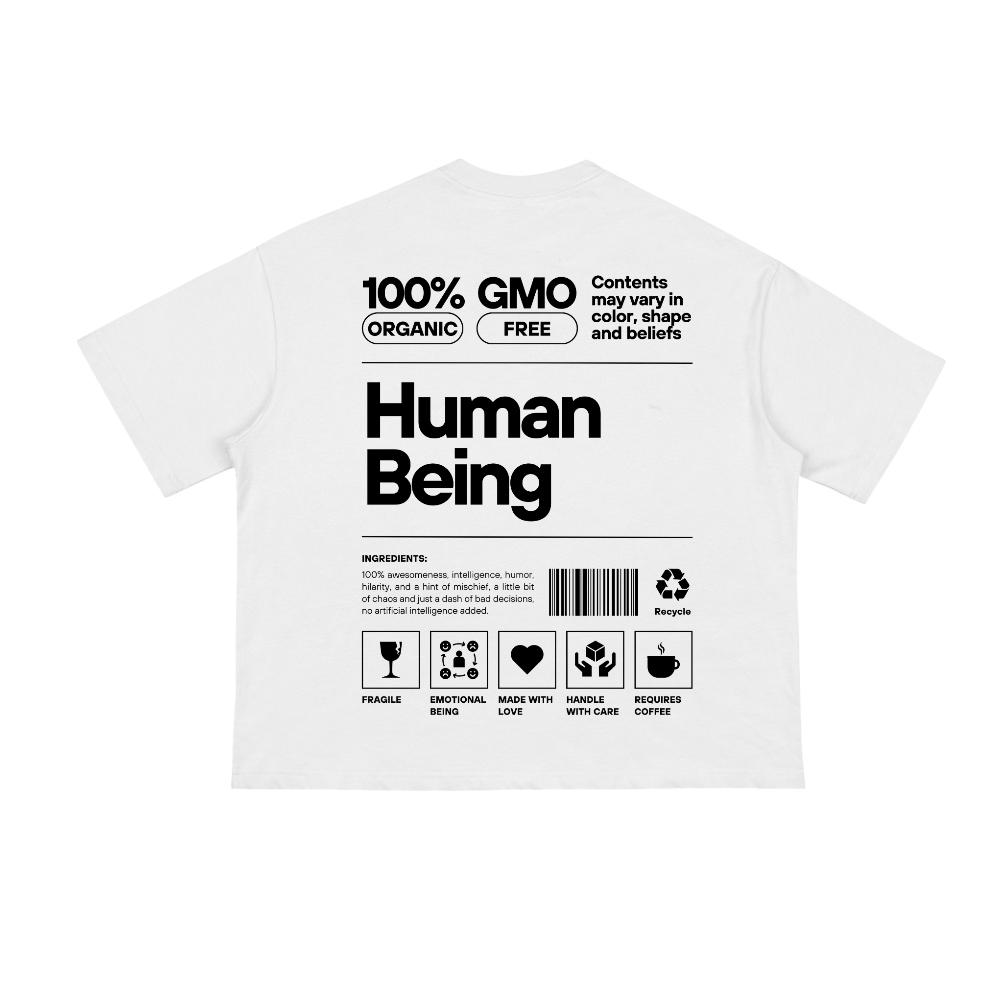Human Being Boxy Tee