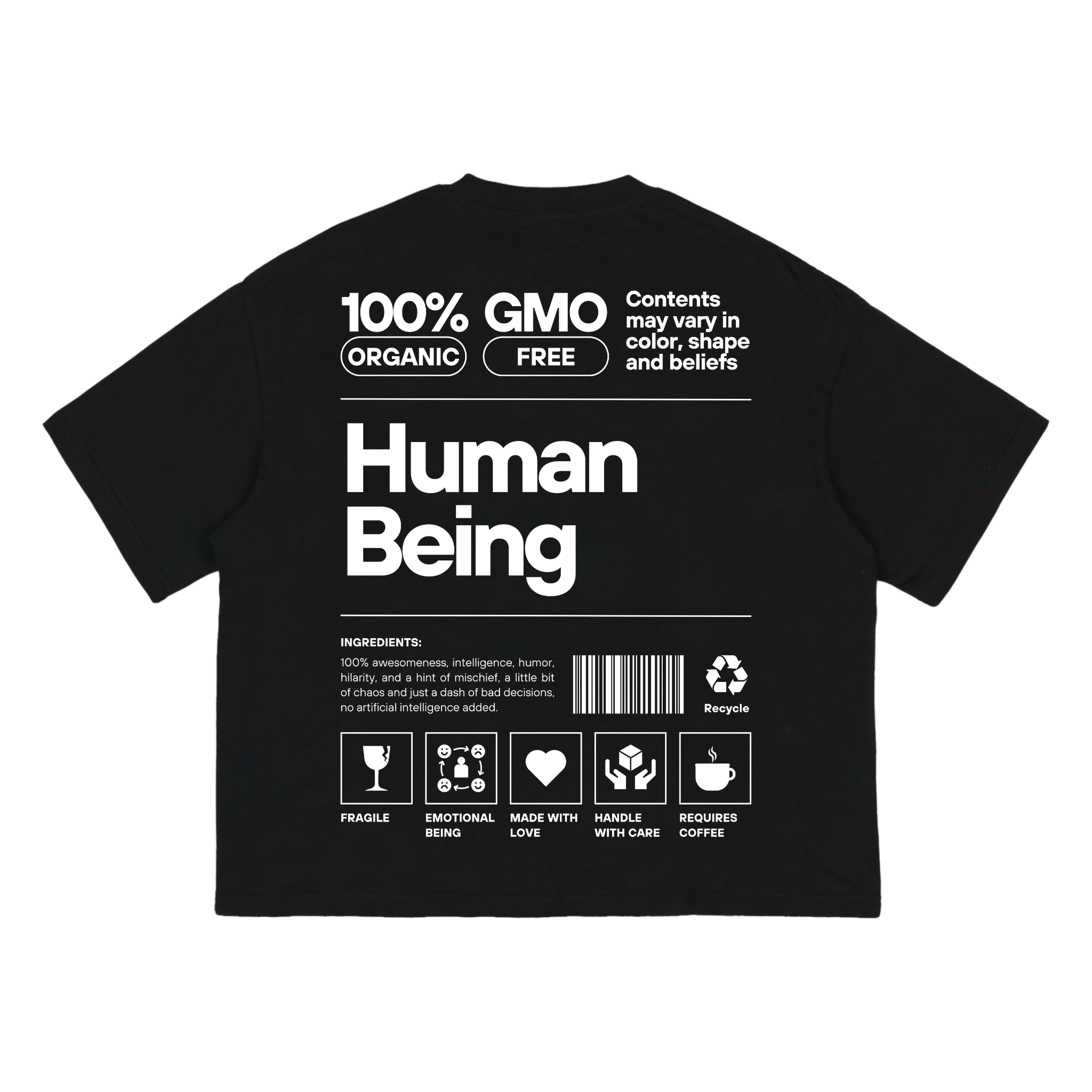 Human Being Boxy Tee